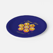 Assiettes En Carton Rosh Hashanah SHANA TOVA (Angle)