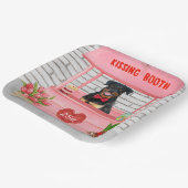 Assiettes En Carton Rottweiler Chien Valentine's Day Kissing Booth (Angulaire)
