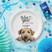 Assiettes En Carton Roue à revêtement doux Terrier (Fête)