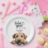 Assiettes En Carton Roue à revêtement doux Terrier (Fête)