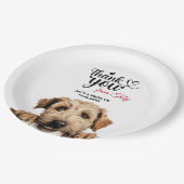 Assiettes En Carton Roue à revêtement doux Terrier (Angle)