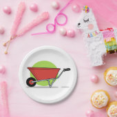 Assiettes En Carton Roue rouge (Fête)