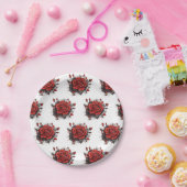 Assiettes En Carton Rouge (Fête)