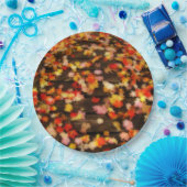 Assiettes En Carton Rouge clair Jaune d'automne Maple Feuilles (Fête)