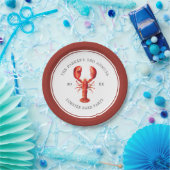 Assiettes En Carton Rouge | Gâteau de homard (Fête)