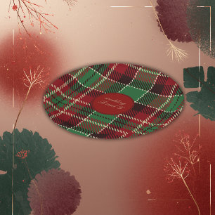 Assiettes En Carton rouge vert noir écossais celtique tartan mariage