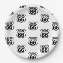 Route 66 plaque en papier petit panneau.