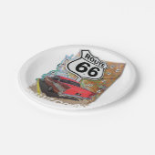 Assiettes En Carton Route historique 66 (Angle)