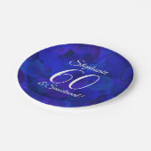 Assiettes En Carton Royal Blue 60 et fête d'anniversaire sensationnell (Angle)