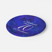 Assiettes En Carton Royal Blue 70 et fête d'anniversaire sensationnell (Angle)