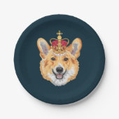 Assiettes En Carton Royal Corgi (Devant)