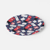 Assiettes En Carton Royal Mail (Angle)