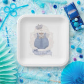 Assiettes En Carton Royal Prince C'est un Baby shower garçon (Fête)
