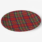 Assiettes En Carton Royal Stewart Tartan Plaid Scottish Motif (Angle)