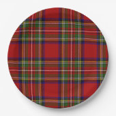 Assiettes En Carton Royal Stewart Tartan Plaid Scottish Motif (Devant)