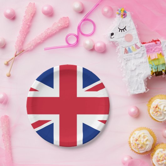 Assiettes En Carton Royaume-Uni (British Flag) (Union Jack) (Royaume-U (Fête)
