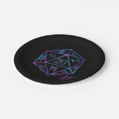 Assiettes En Carton RPG Crit AF | Nebula Imaginaire Tabletop Gamer Dic (Angle)