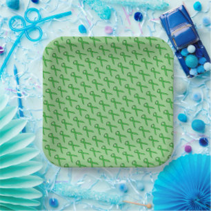 Assiettes En Carton Ruban Green Standard par Kenneth Yoncich