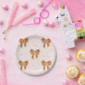 Assiettes En Carton Rubans de biscuits de Noël (Fête)
