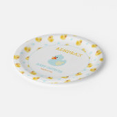 Assiettes En Carton Rubber Duck Ducky Genre Neutre (Angle)