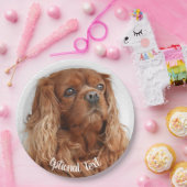 Assiettes En Carton Ruby Cavalier King Charles Spaniel (Fête)