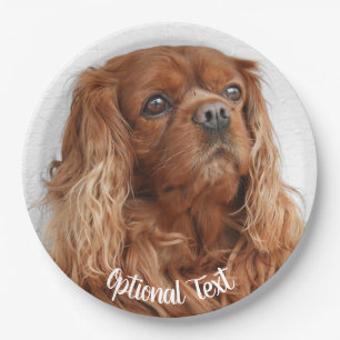 Assiettes En Carton Ruby Cavalier King Charles Spaniel