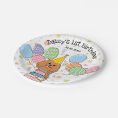 Assiettes En Carton Ruby Cavalier King Charles Spaniel Anniversaire (Angle)