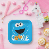 Assiettes En Carton Rue Sésame | Cookie Monster Lookies (Fête)