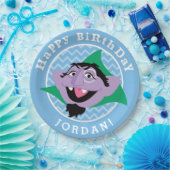 Assiettes En Carton Rue Sésame | Count von Count Anniversaire (Fête)