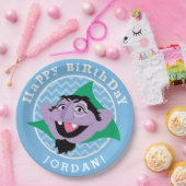 Assiettes En Carton Rue Sésame | Count von Count Anniversaire (Fête)