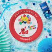 Assiettes En Carton Rue Sésame | Elmo et Pals - Ballons d'anniversaire (Fête)