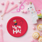 Assiettes En Carton Rue Sésame | Elmo - Ha Ha Ha Ha ! (Fête)