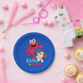 Assiettes En Carton Rue Sésame | Elmo & Tango Running (Fête)