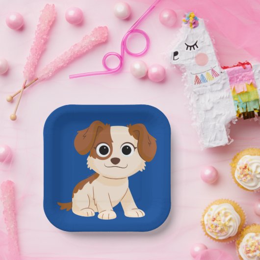 Assiettes En Carton Rue Sésame | Elmo's Puppy Tango (Fête)