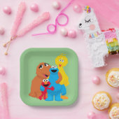 Assiettes En Carton Rue Sésame | Groupe Hug (Fête)
