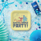 Assiettes En Carton Rue Sésame | Monster Dance Party (Fête)