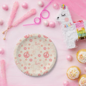 Assiettes En Carton Rue Sésame | MOTIF GOOD VIBES (Fête)