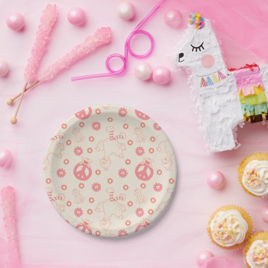 Assiettes En Carton Rue Sésame | MOTIF GOOD VIBES (Fête)