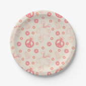 Assiettes En Carton Rue Sésame | MOTIF GOOD VIBES (Devant)