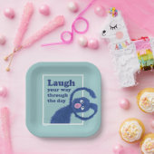 Assiettes En Carton Rue Sésame | Rire à travers la journée (Fête)