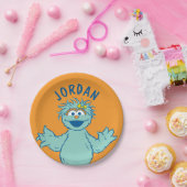 Assiettes En Carton Rue Sésame | Rosita personnalisée (Fête)