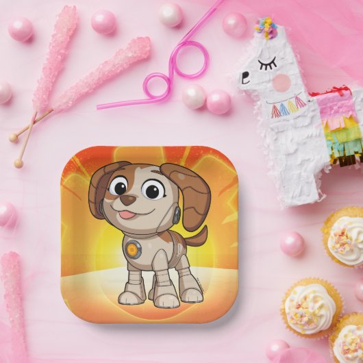 Assiettes En Carton Rue Sésame | Tango des constructeurs mécaniques (Fête)