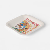 Assiettes En Carton Rue Sésame | Travail d'équipe Ernie & Bert (Angulaire)