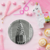 Assiettes En Carton Rues de New York avec Empire State Building (Fête)