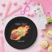 Assiettes En Carton Rugby à thème Party ajouter le logo (Fête)