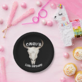 Assiettes En Carton Russe Boho Bohemian Cow Bull fête d'anniversaire (Fête)