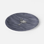 Assiettes En Carton Russe Caroline du Sud Palmetto et Lune (Angle)