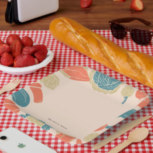 Assiettes En Carton Russe Convivial Ménage BBQ Thanksgiving