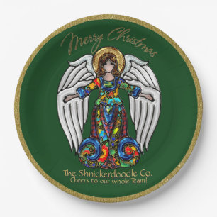 Assiettes En Carton Russe Icon Guardian Angel Personnalisé