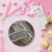 Assiettes En Carton Russe Mariage Brown Pays Western Horse (Fête)